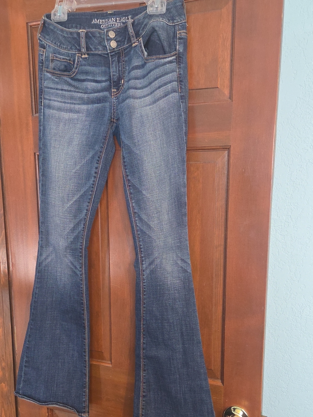 American Eagle Outfitters Artist Dark Blue Flare Jeans